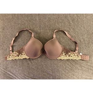 Brown Wacoal push-up bra 34DD